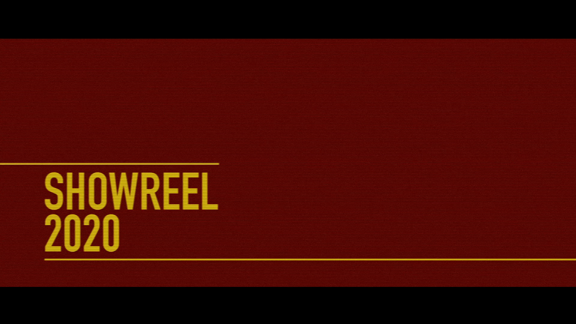 Permalink to: SHOWREEL2020